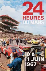 André Delourmel, 24 Heures du Mans, 1967, poster