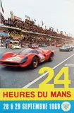 André Delourmel, 24 Heures du Mans, 1968, poster