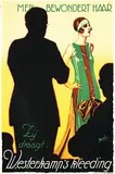 J.H. Morien, Westerkamp's kleeding Men bewondert haar, poster