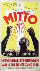 Leo Lang, MITTO Missie-Tentoonstelling Nijmegen, 1948, poster