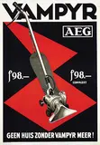 Paul Schlesinger, Vampyr AEG (vacuum cleaner), poster