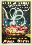 Giovanni Gil, Circo Moira Orfei Motorist in the triple crazy mortal leap, poster