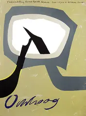 Mieke Gerritzen, Omhoog Tentoonstelling Gerrit Rietveld Academie, poster