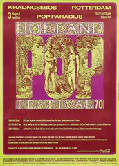 Jaap Jongert, Holland Pop Festival Kralingsebos Rotterdam, 1970, poster