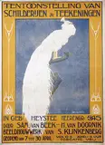 Joseph 'Sam' van Beek, Tentoonstelling van Schilderijen en Teekeningen in Geb. Heystee Heerengr. Amsterdam, poster