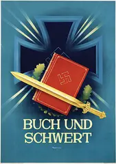 Ottomar Anton, Buch und Schwert, 1936, poster