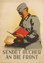 Ottomar Anton, Sendet Bücher an die Front, poster