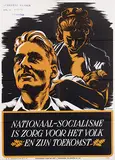Jan Sonneborn, Nationaal-Socialisme is zorg voor het volk en zijn toekomst, 1943, poster