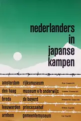 nederlanders in japanse kampen by Dick Elffers, 1975, poster, sold Jul 2017
