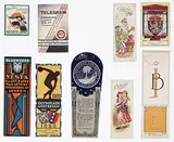 Various Artists, Collection of 6 book marks, poster