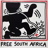 Keith Haring, Free South Africa, 1985, poster