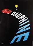Herbert Leupin, Renault Dauphine, 1957, poster