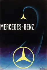 Hauglustaine, Mercedes-Benz, poster