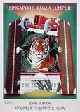 Razzia, Louis Vuitton Vintage Equator Run Singapore-Kuala Lumpur, 1993, poster