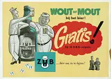 ZHB Pilsener Wout of Mout by Advertising Agency Han W. Hund, poster, sold Dec 2016