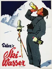 Merz, Ski-Wasser, poster
