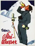 Merz, Ski-Wasser, poster