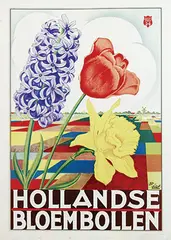 Leo Léon, Hollandse Bloembollen, poster