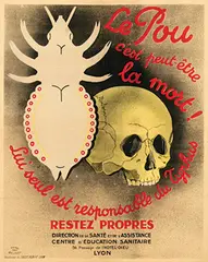 Henri Brunel, Le Pou, 1945, poster