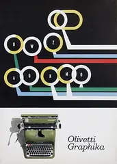 Giovanni Pintori, Olivetti Graphika, 1967, poster