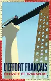 Monogram Pb, l'Effort Francais Énergie et Transport, poster