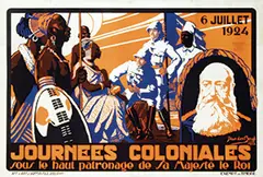 Joseph Van Den Bergh, Journees Coloniales, 1923, poster