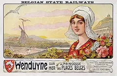 Léon Belloguet, Belgian State Railways Wenduyne Plages, poster