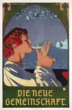 Johann V. Cissarz, Die neue Gemeinschaft., 1900, poster