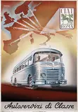Corrado Mancioli, CIAT Roma Autoservizi di Classe, 1949, poster