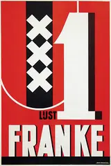 Bach Schuurmans, Lijst 1 Franke, 1946, poster