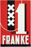 Bach Schuurmans, Lijst 1 Franke, 1946, poster
