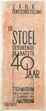 Antoon Kurvers, V.A.N.K. Tentoonstelling De Stoel, 1935, poster