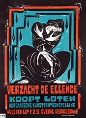 Wim Wijnman, Verzacht de Ellende Hongaarsche Kunsttentoonstelling, poster