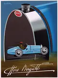 Pierre Fix-Masseau, Ettore Bugatti, 1989, poster