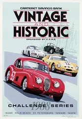 Dennis Simon, Vintage and Historic Challenge Series, 1988, poster