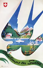 Franco Barberis, Printemps en Suisse, 1940, poster