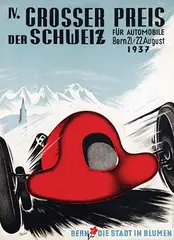 Hans Thöni, IV. Grosser Preis der Schweiz, 1937, poster