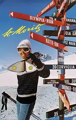 Hans Nater, St. Moritz, 1970, poster