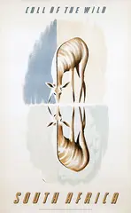 Bernard M. Sargent, South Africa Call of the wild (antilope), poster