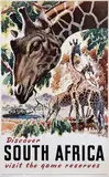 Mildred Burrage, Discover South Africa (giraffe), poster