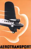 Anders Beckman, Aerotransport (Till utlandet), 1930, poster