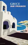 Guy Georget, Air France Grece, 1959, poster