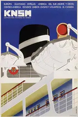 KNSM by F. de Groot, 1960, poster, sold Dec 2016