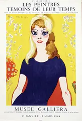 Kees van Dongen, Musée Galliera Les Peintres Témons de Leur Temps (Brigitte Bardot), 1964, poster