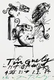 Jean Tinguely, Tinguely in Het Stedelijk, 1984, poster
