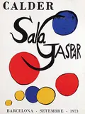 Alexander Calder, Sala Gaspar Barcelona, 1973, poster