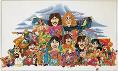 Alan Aldridge, Can YOU work out the 13 Beatles song Titles hidden in this poster?, 1969, poster