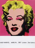 Andy Warhol, Tate Gallery London, Marilyn, 1967, poster