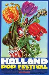 Alan Aldridge, Holland Pop Festival Rotterdam, 1970, poster