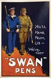 MacMichael, Swan Pens, 1914, poster